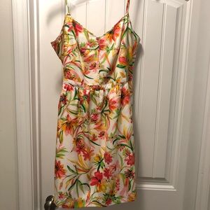 NWOT Size 14 JCrew Floral Dress with Pockets